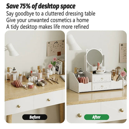 Portable Makeup & Jewellery Organiser with Mirror