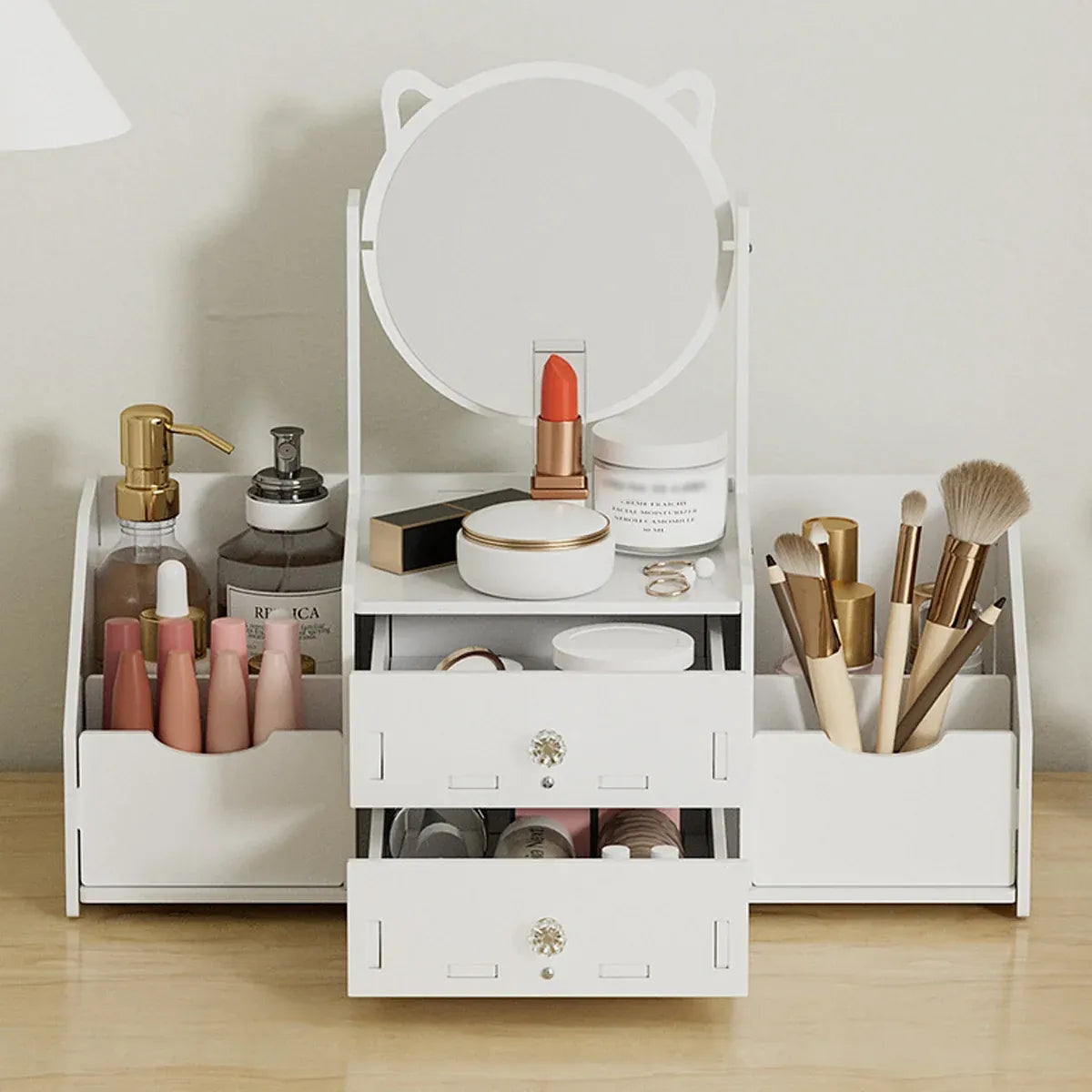 Portable Makeup & Jewellery Organiser with Mirror