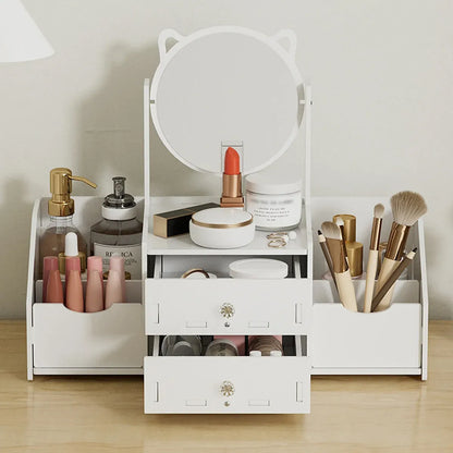 Portable Makeup & Jewellery Organiser with Mirror