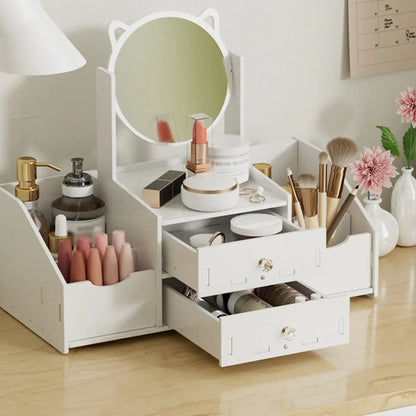 Portable Makeup & Jewellery Organiser with Mirror
