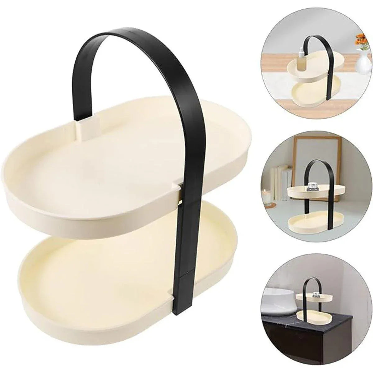 Makeup, Skincare & Perfume Organiser – Black