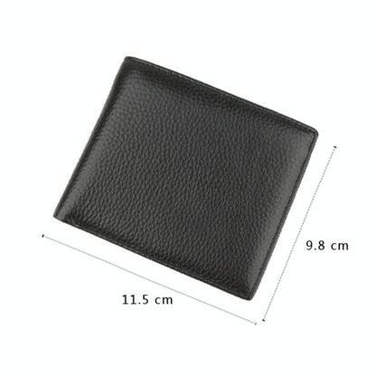 Men Leather Coin Wallet with Rfid Protection
