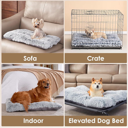 Ultra-Soft Winter Comfort for Your Furry Friend - 65 × 50CM Winter Long Plush Dog Bed