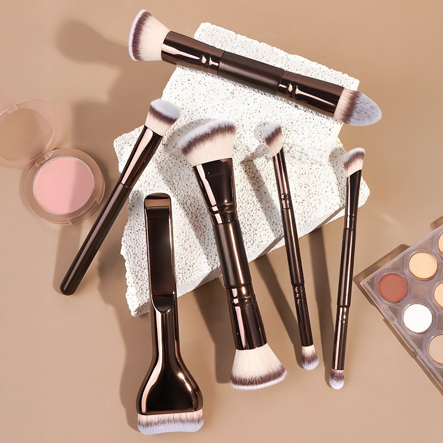 6 Piece Double Ended Makeup Brush Set
