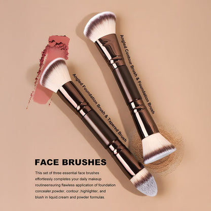 6 Piece Double Ended Makeup Brush Set