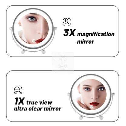 Clevinger San Marino LED Illuminated Makeup, Vanity, and Beauty Mirror Beau-tish