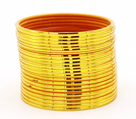 Studded Aluminium Bangle Set