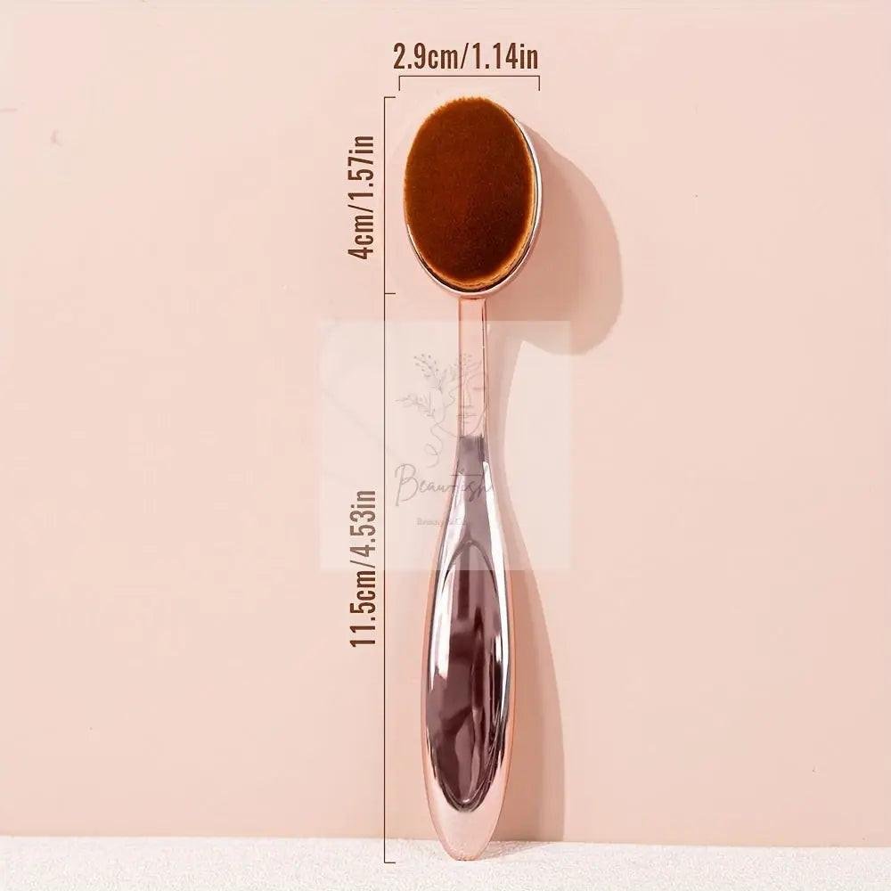 A Set of Three Face Makeup Brushes