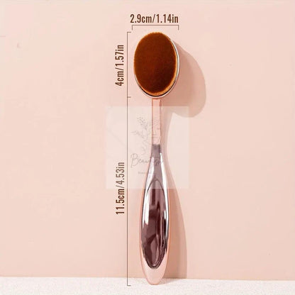 A Set of Three Face Makeup Brushes