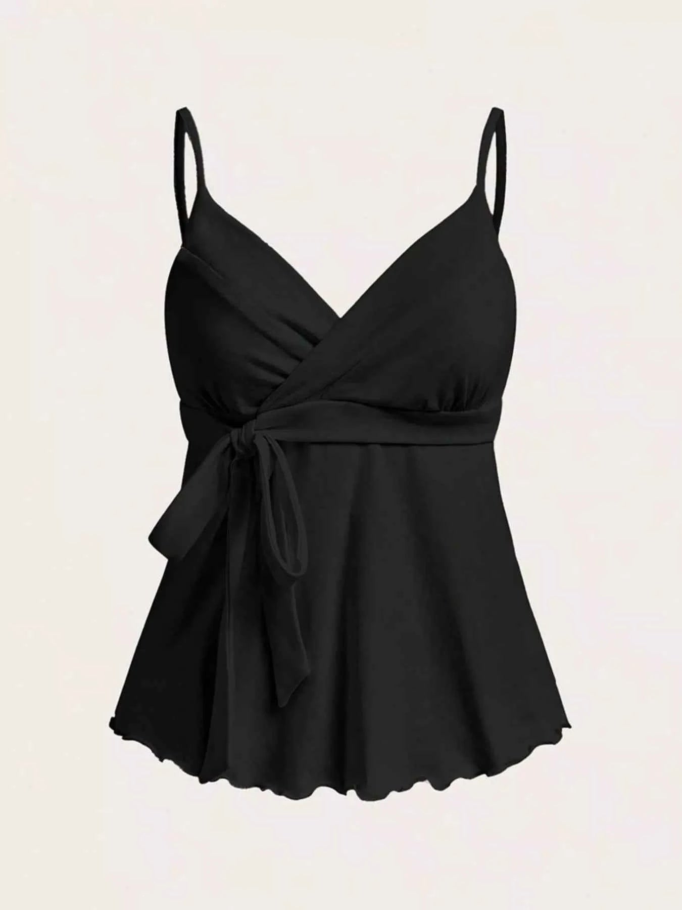 Wrap Tie Surplice Cami