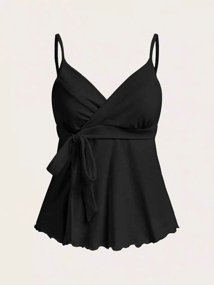 Wrap Tie Surplice Cami