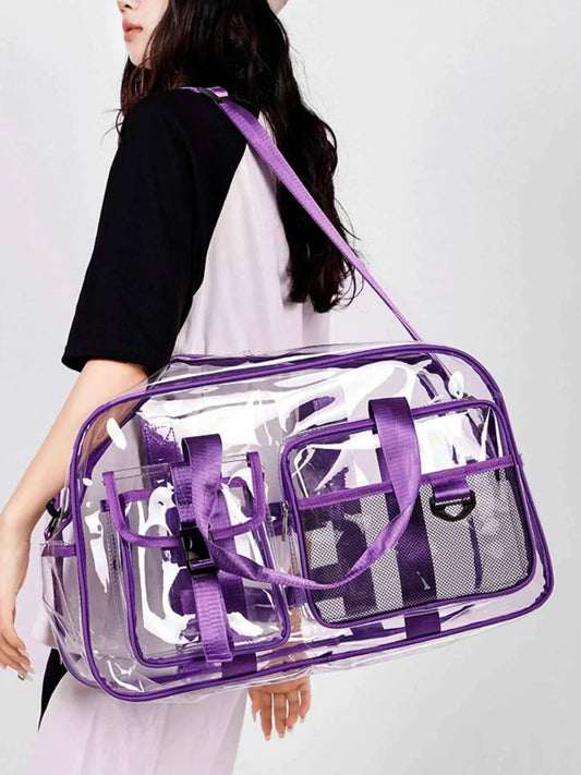 Transparent PVC Travel Duffel Bag