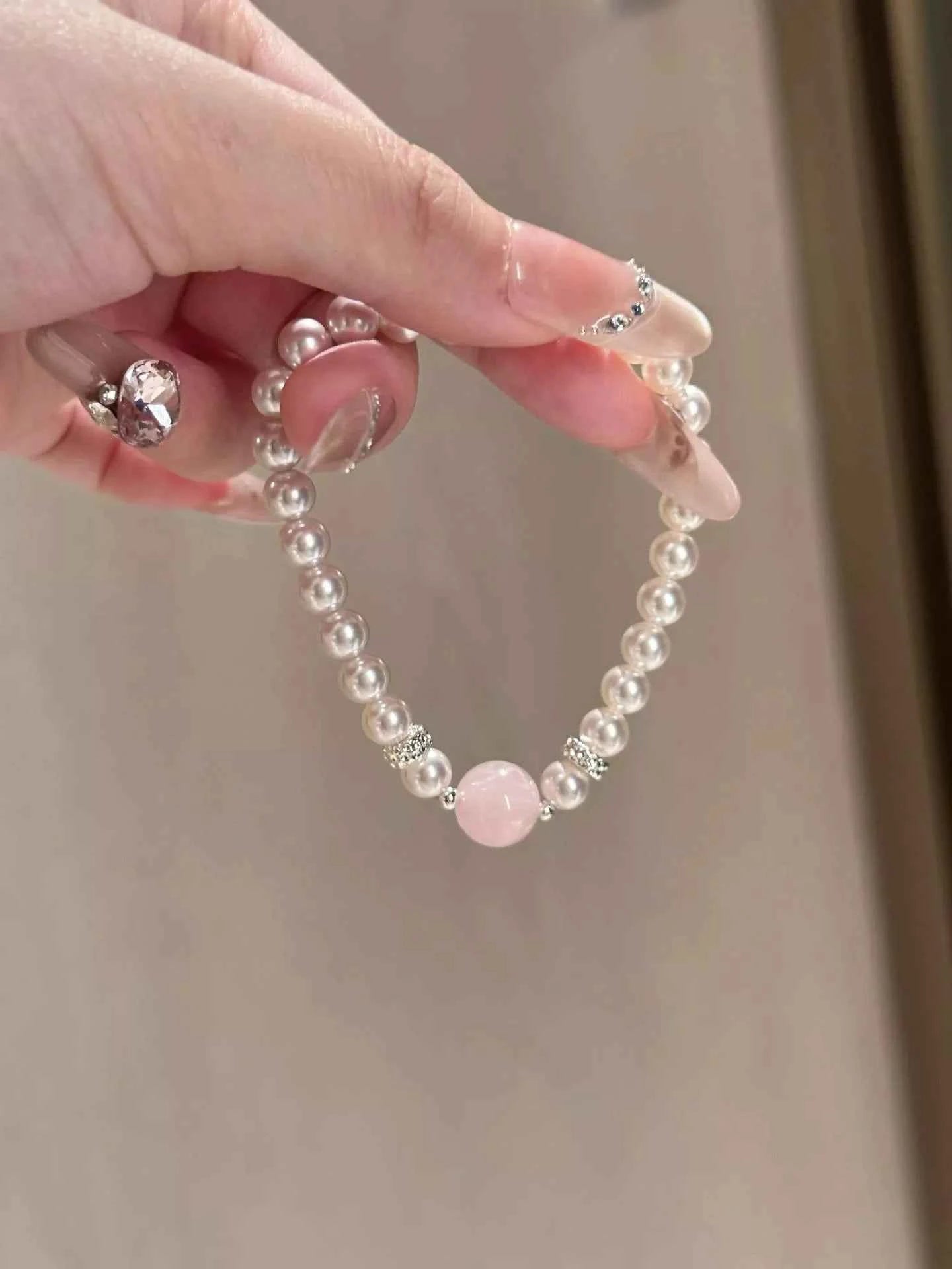 Alloy Pearl Bracelet