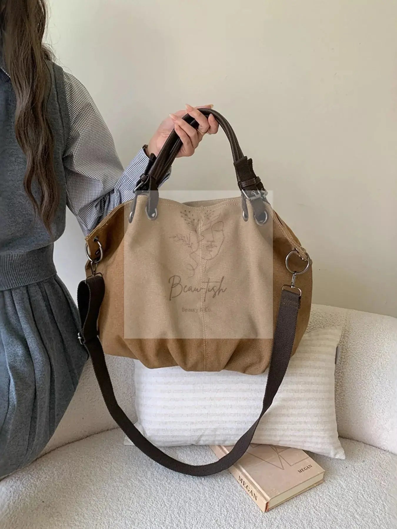 Adjustable Strap Tote Bag