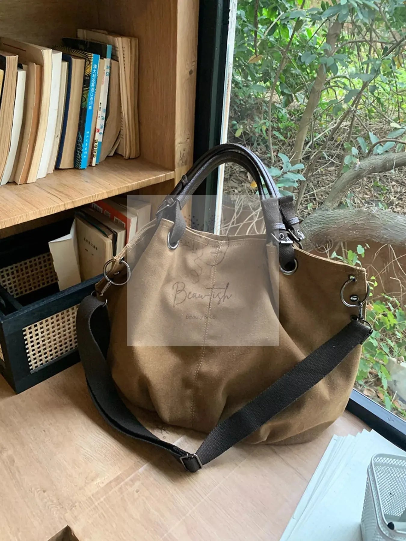 Adjustable Strap Tote Bag