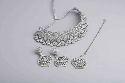 Austrian diamond necklace set