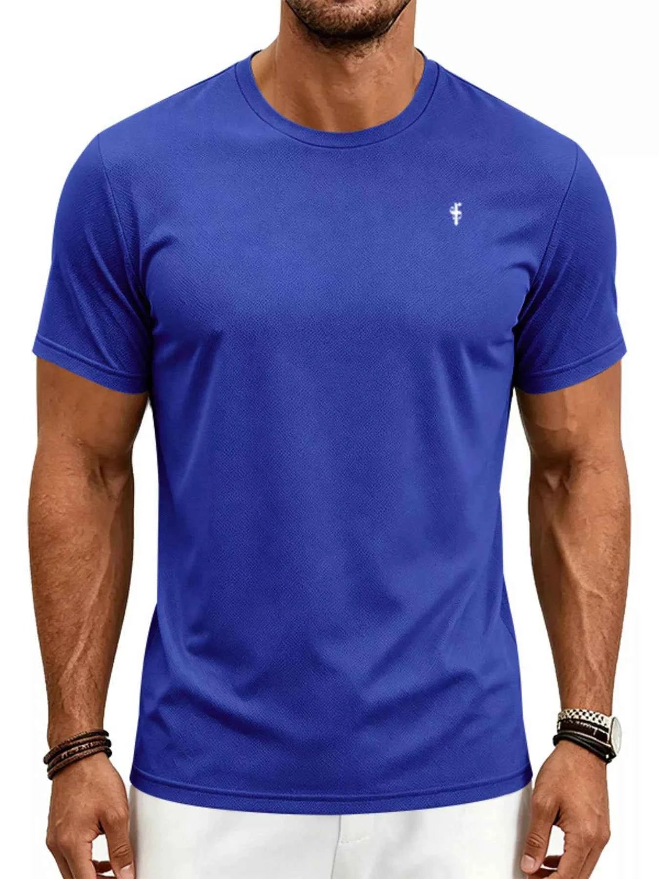 Men's Full Size Classic Fit Crew Neck T-Shirt Plus Size