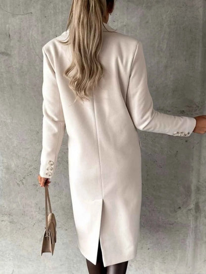 Double-Breasted Longline Coat