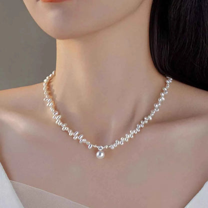 Irregular Freshwater Pearl Pendant Necklace