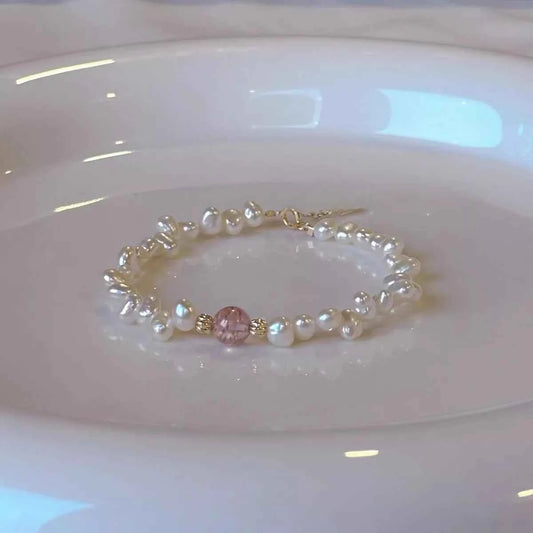 Pearl & Crystal Bracelet