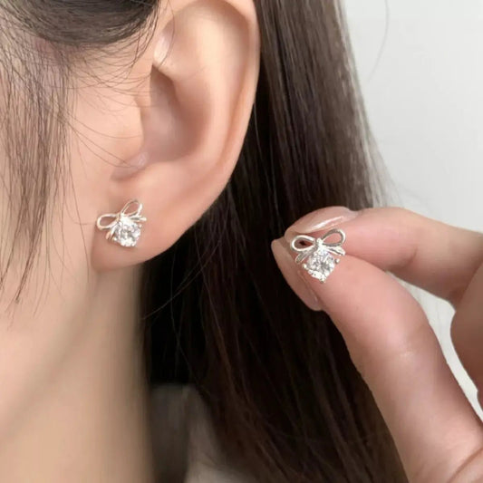 Bowknot Stud Earrings