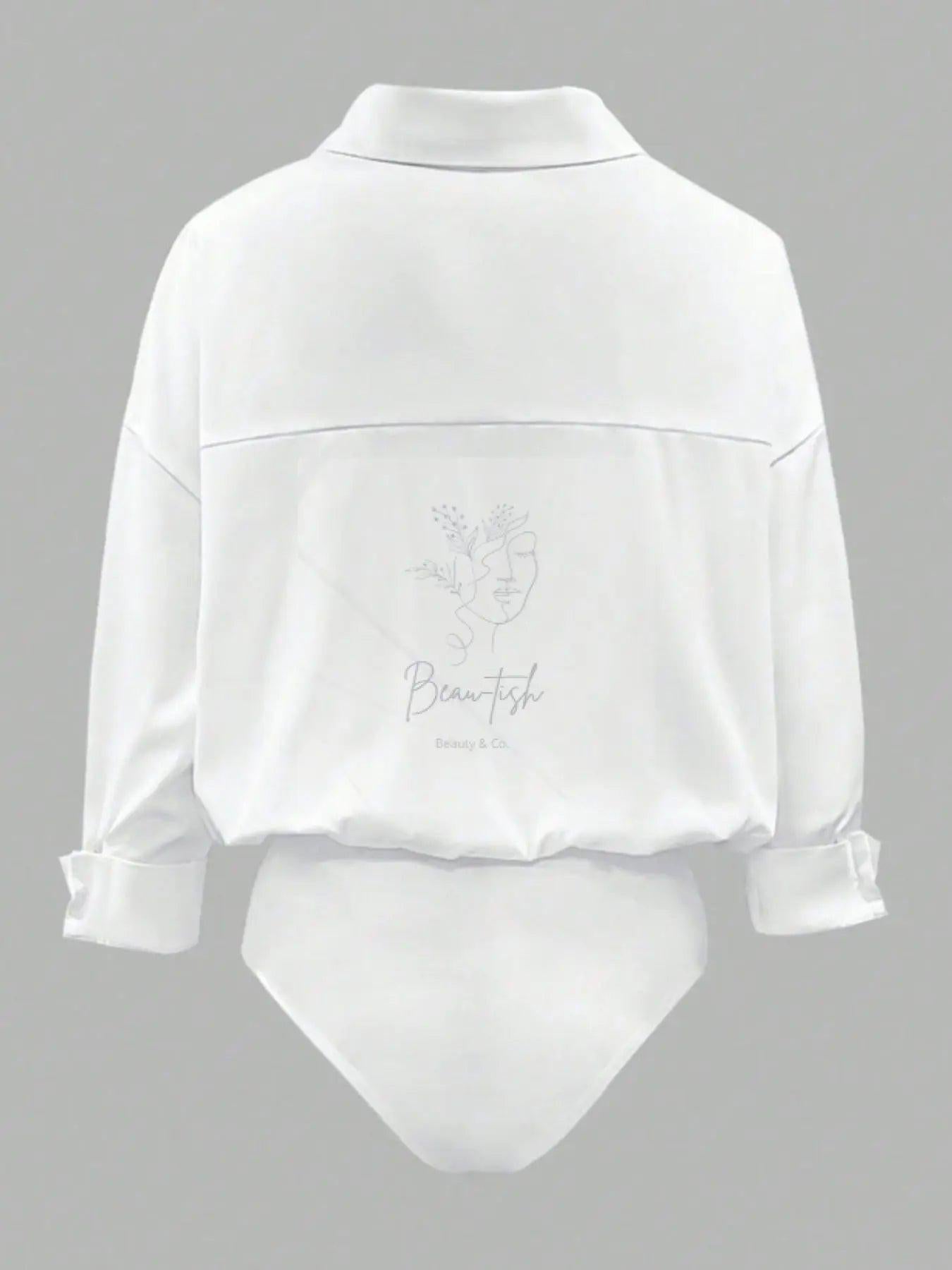 Button-Down Long Sleeve Bodysuit