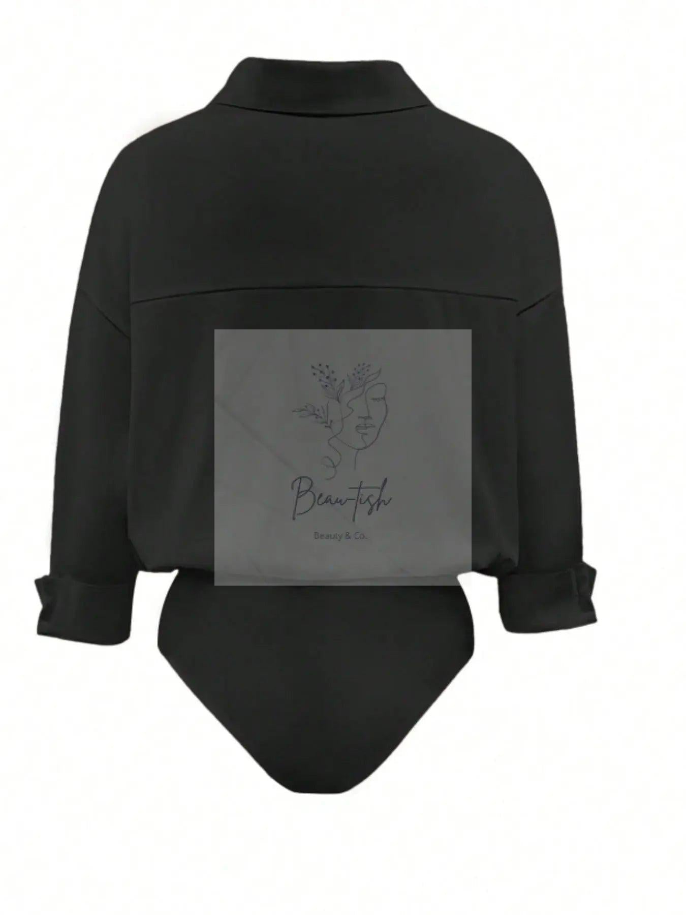 Button-Down Long Sleeve Bodysuit