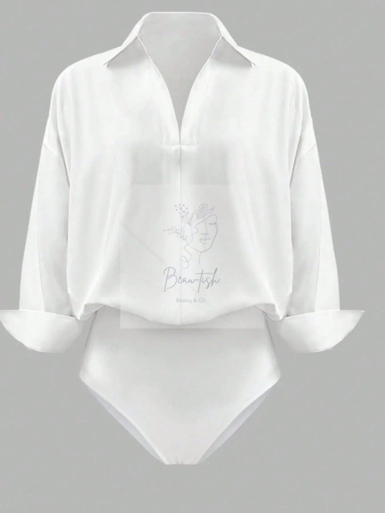 Button-Down Long Sleeve Bodysuit