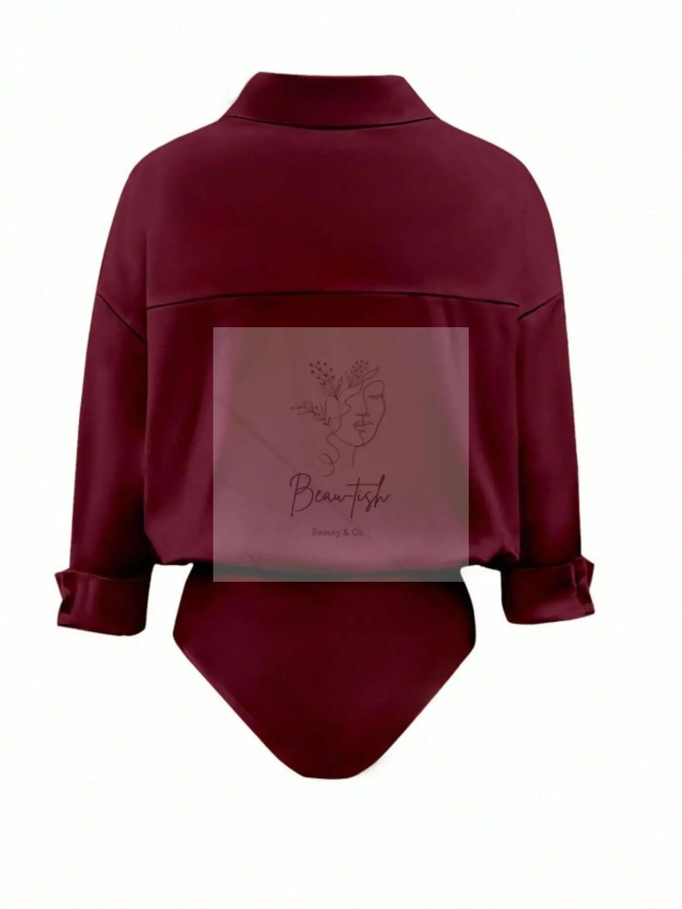 Button-Down Long Sleeve Bodysuit