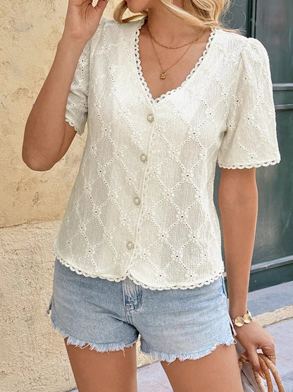 Button - Up Short Sleeve Shirt