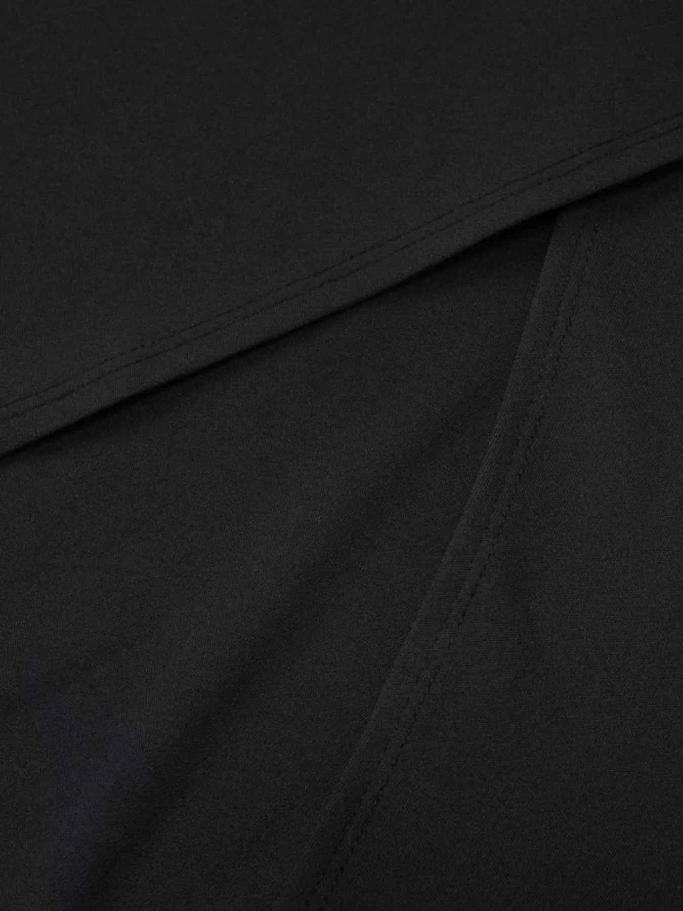 Ruched High-Slit Maxi Dress