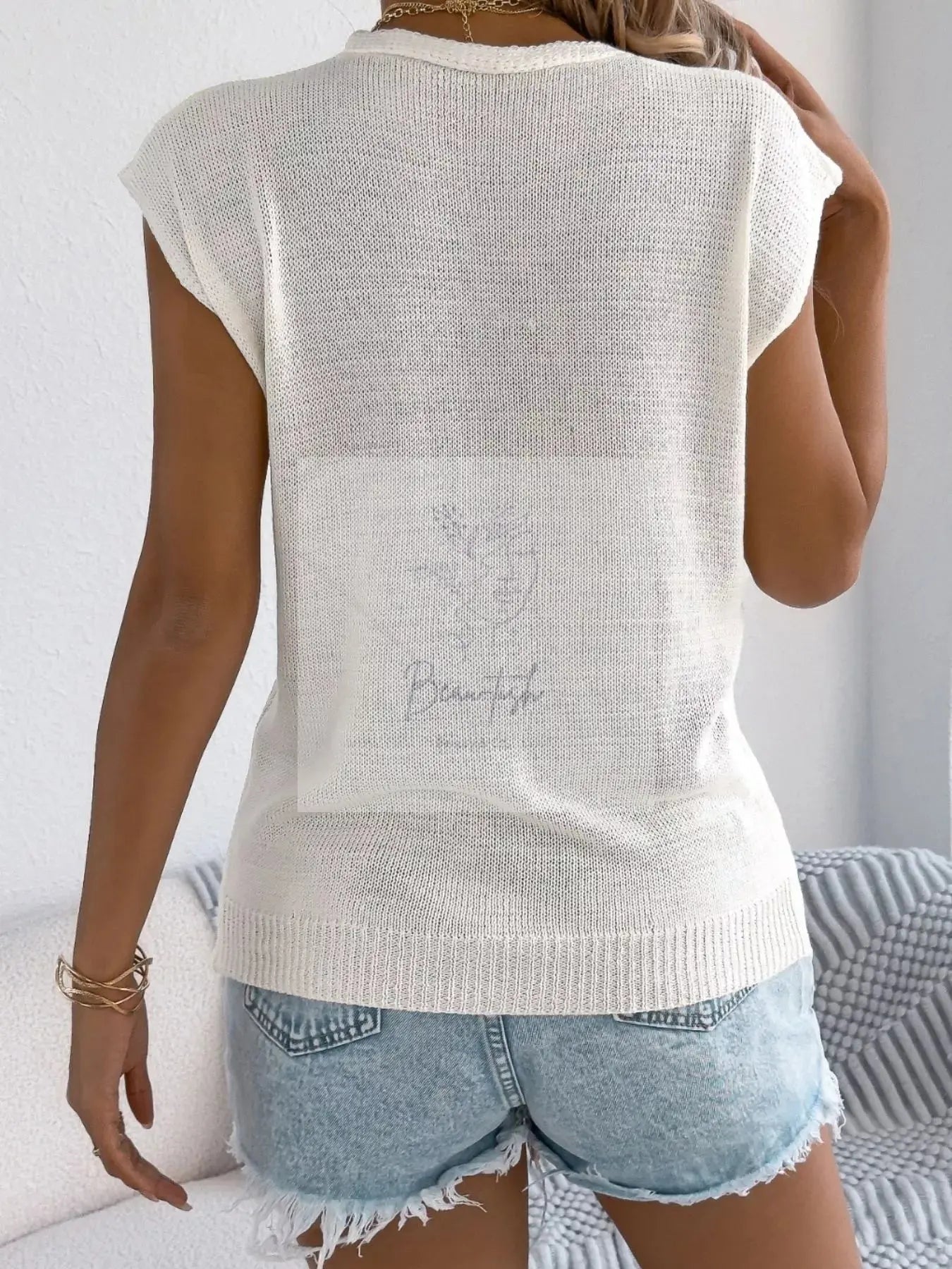 Cable Knit Button-Up Cardigan