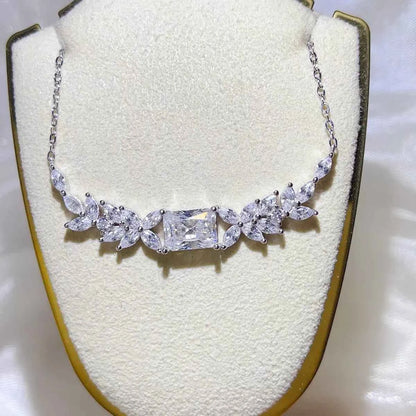2 Carat 925 Sterling Silver Moissanite Necklace