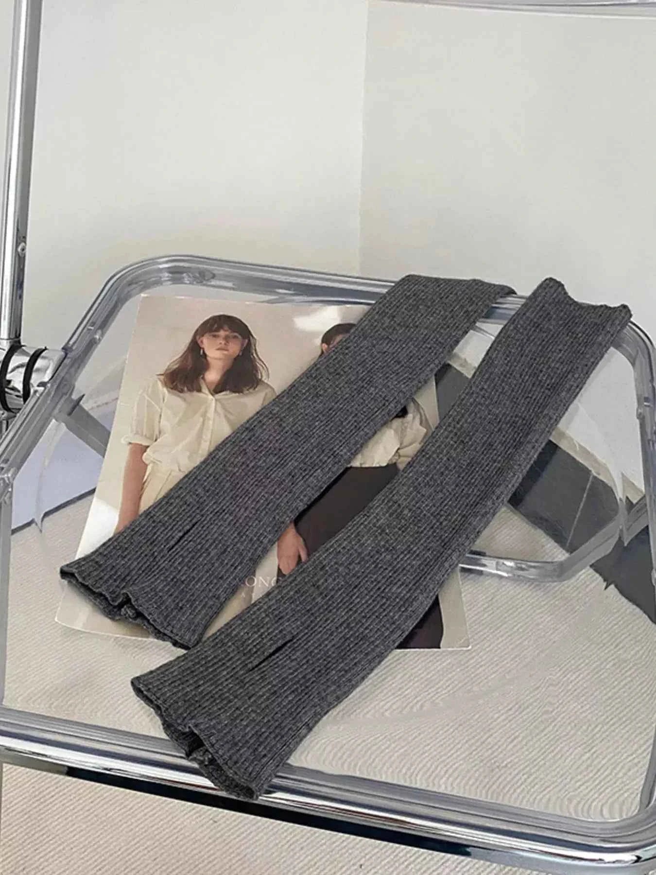 Knitted Arm Warmer Gloves