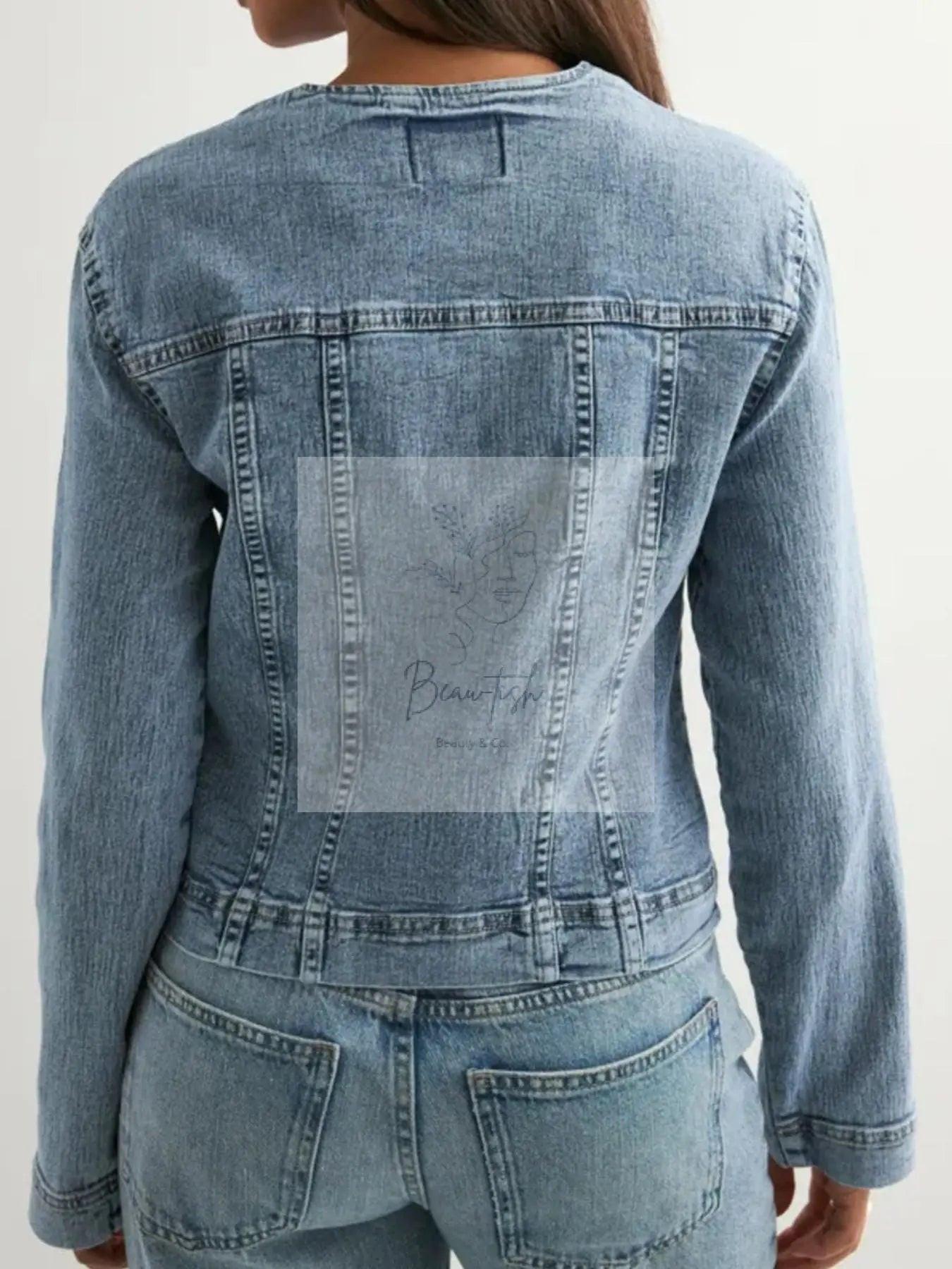 Classic Button-Down Denim Jacket