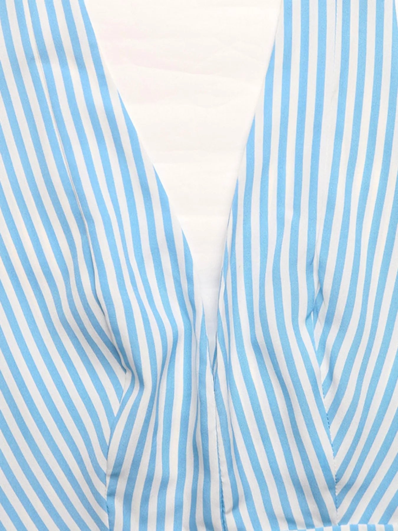 Crisscross Back Striped Romper