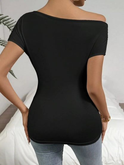 Cross-Wrap Slim Fit Top