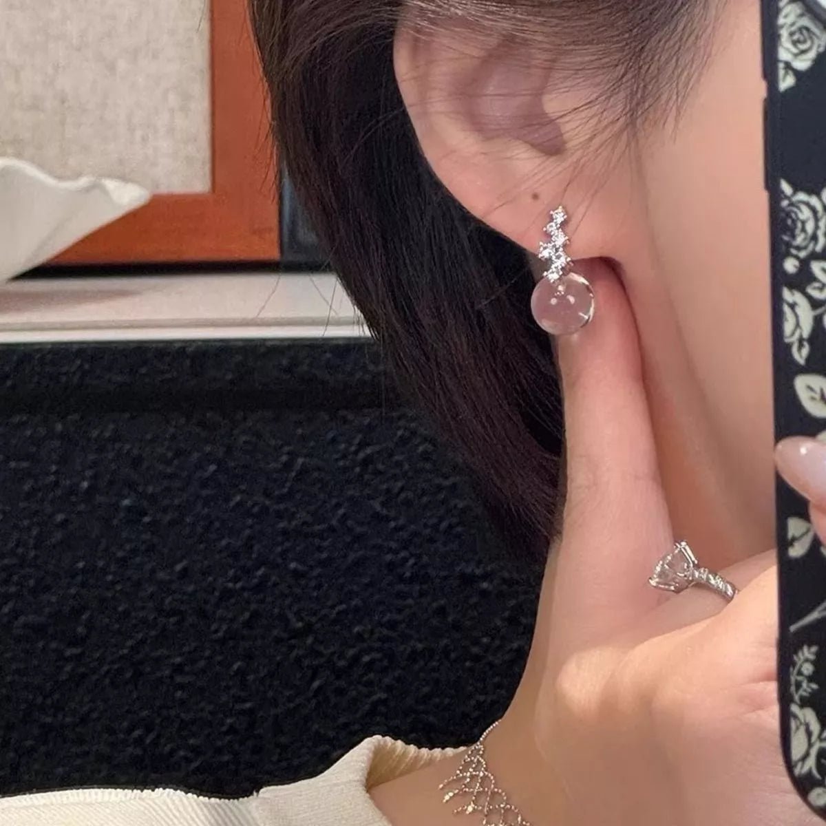 Sterling Silver Crystal Drops