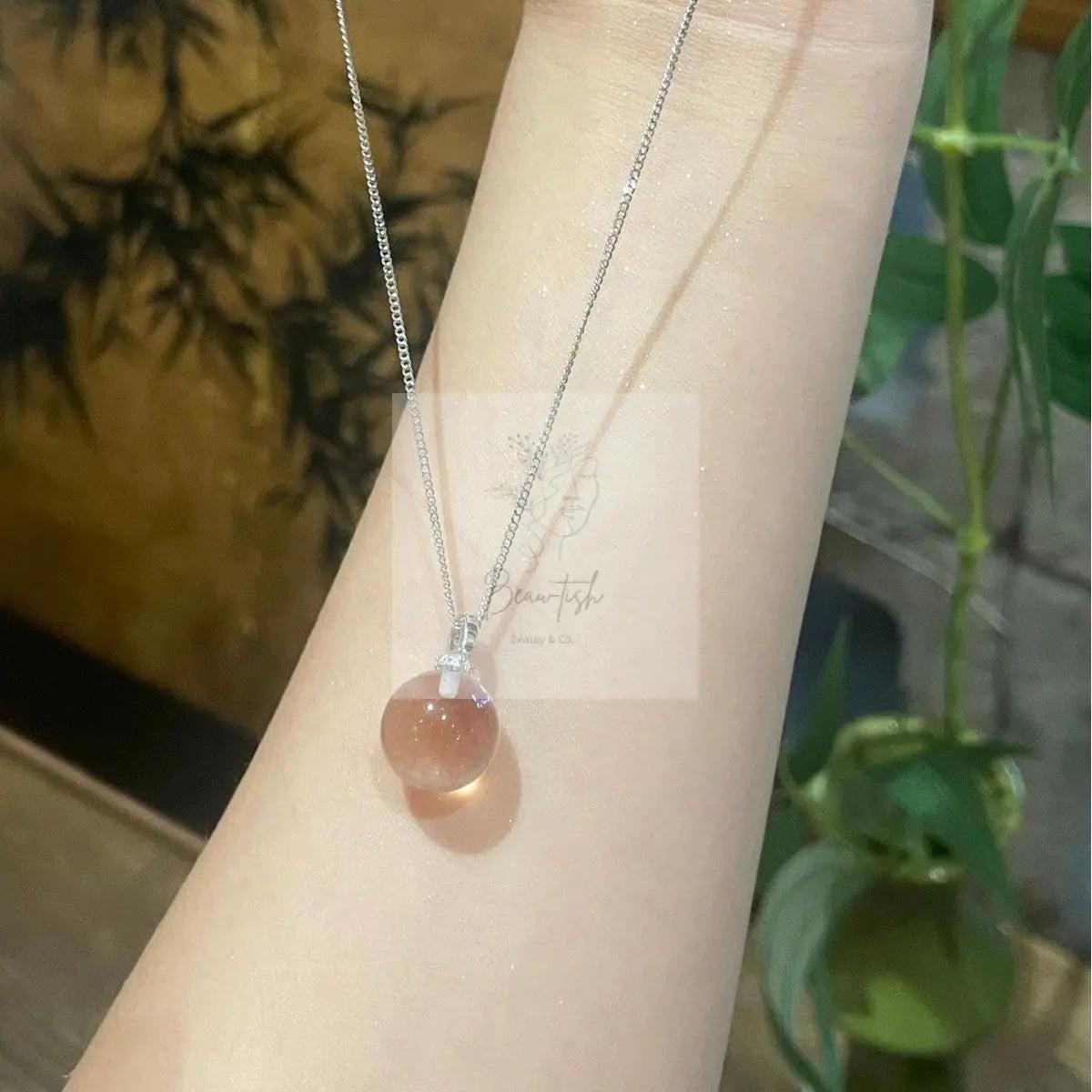 Crystal Ball Pendant Necklace