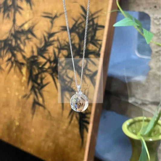Crystal Ball Pendant Necklace