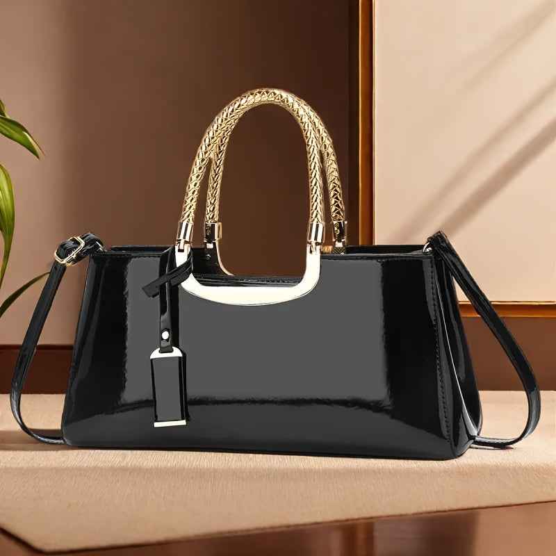 Charming Shiny Patent Evening Clutch