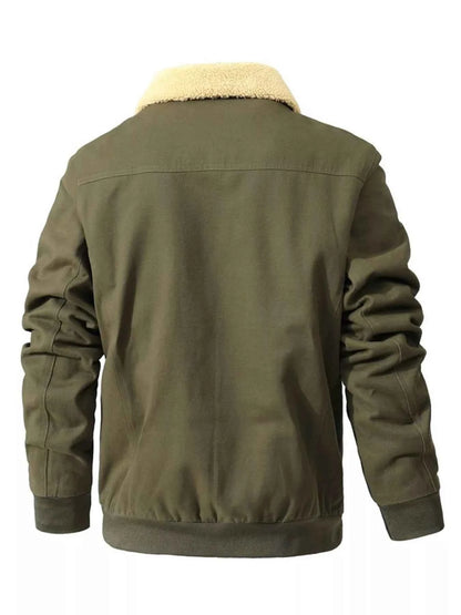 Men's Warm Sherpa Lined Jacket
