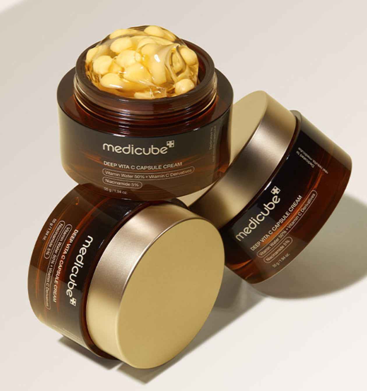 Medicube Deep Vita C Capsule Cream Brightening Moisturizer 55g