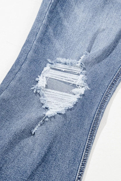 Distressed Flare Jeans