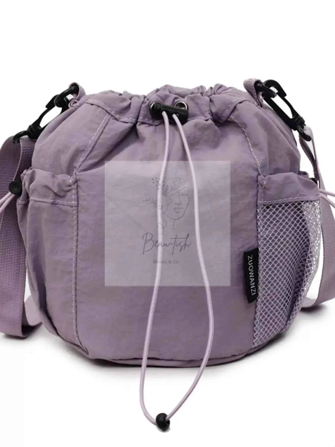 Drawstring Bucket Crossbody Bag