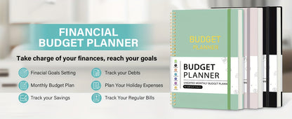 Budget Planner – A5 Undated Monthly Finance & Expense Tracker