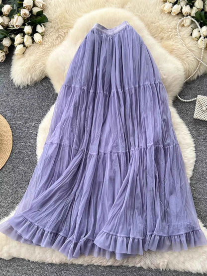 Tiered Tulle Skirt