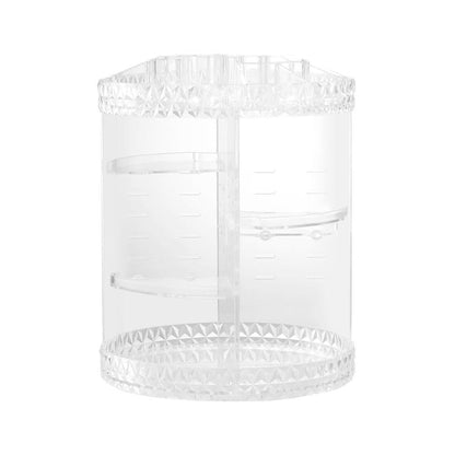 Embellir Makeup Case Acrylic Rotating Cosmetic Organizer Storage Display Holder