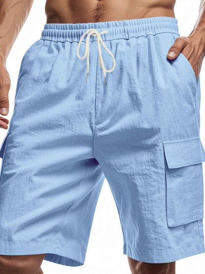 Men's Full Size Casual Lightweight Cargo Shorts Plus Size