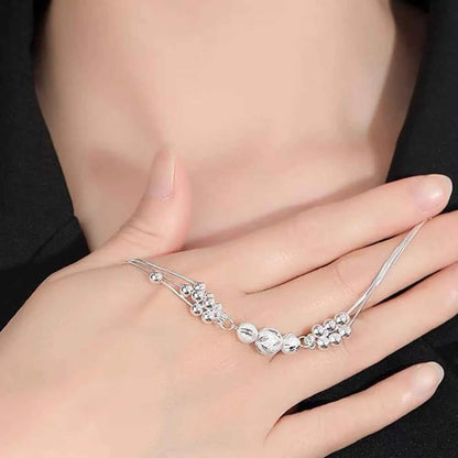 925 Sterling Silver Bead Chain Bracelet